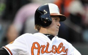 close up shot of orioles player