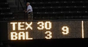 baseball scoreboard