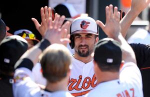 orioles slapping high fives