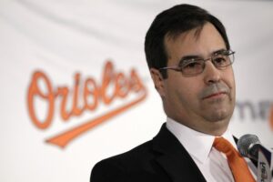 dan duquette speaking at orioles press conference