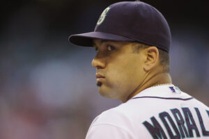 side profile of seattle baseball player