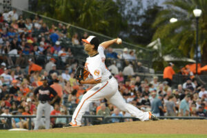 garcia on mound throwing a pitch