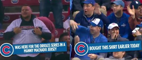 Reds Bandwagon Cam shows Cubs fans' real allegiances.