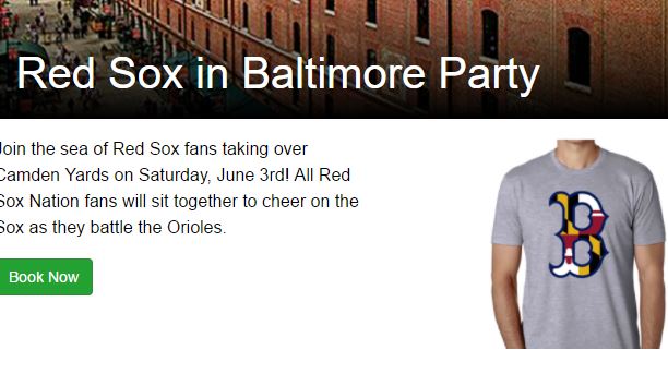 Boston in Baltimore t-shirt.