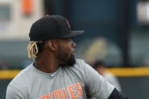 Miguel Castro throws in Sarasota.