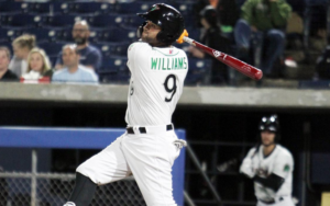 Mason Williams swings.