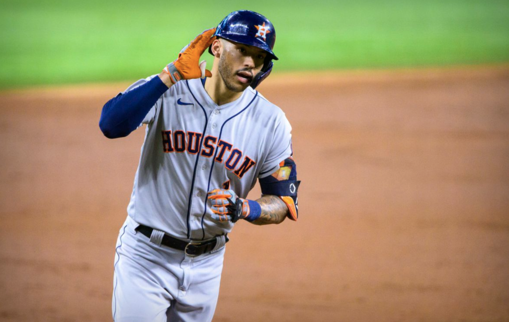 Carlos Correa Houston Astros  Baseball backgrounds, Baseball